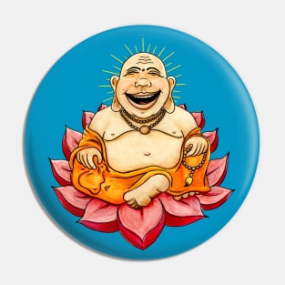 Laughing Buddha Pin