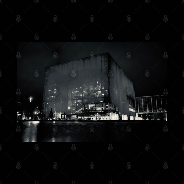 Copenhagen modern architecture black / Swiss Artwork Photography by RaphaelWolf