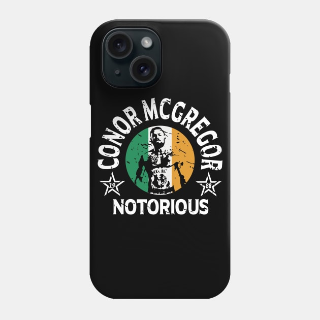 Conor Mcgregor Notorious Phone Case by Twistedburt