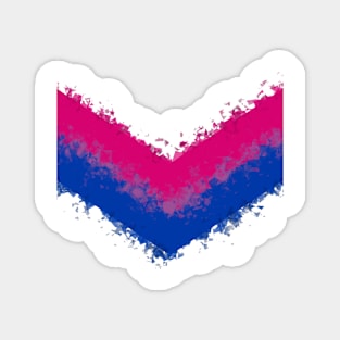 chevron - bi - glitch Magnet