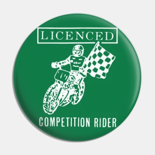 Licenced Competition Rider Pin