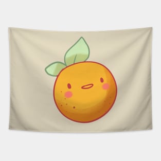 Orange illustration Tapestry