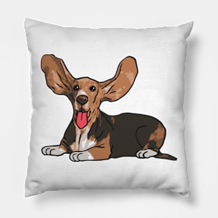 Basset Hound Dog Pillow