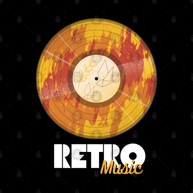 Vintage Retro Music Lover 4 by Dippity Dow Five