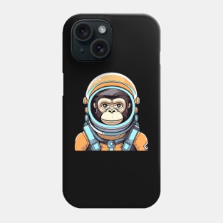 Monkey Ape Astronaut Illustration Phone Case