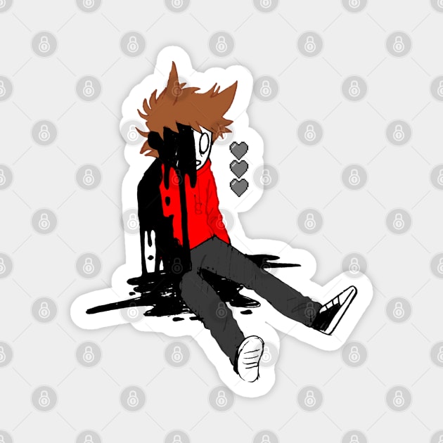 Tord Empty hearts Magnet by Dolokos