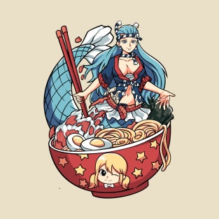 Aquarius mermaid ramen T-Shirt