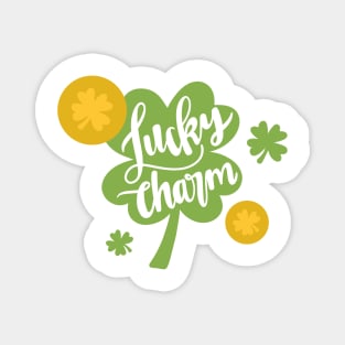 Lucky Charm Shamrock Magnet