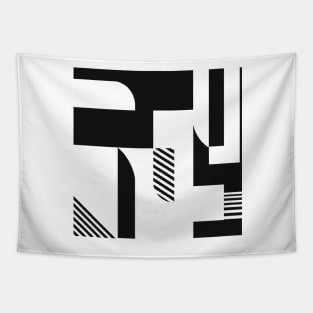 Sleek Geometry Tapestry