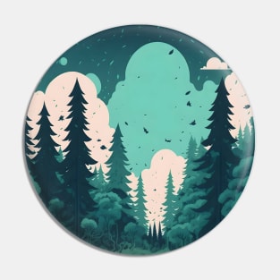 pine forest landscape magic Pin