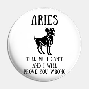 Aries design Pin