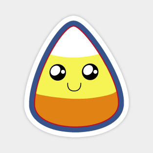 Cute Happy Candy Corn (Blue) Magnet