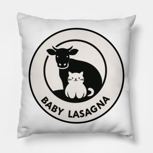 baby lasagna logo Pillow