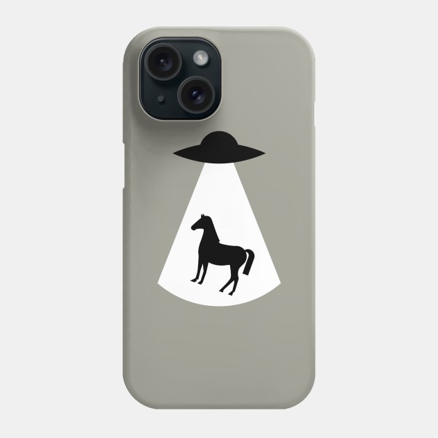 Horse Alien Abduction Phone Case by Blue Hawaii