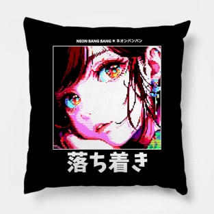 Y2K Aesthetic Anime Girl Pillow