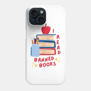 I read banned books Phone Case