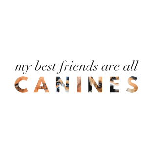 My Best Friends Are All Canines T-Shirt