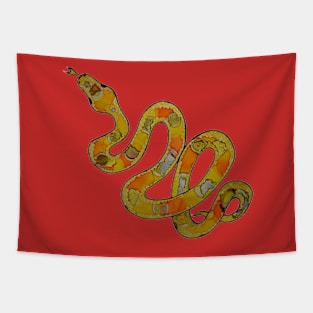 Yellow Snek Tapestry