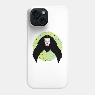 Bohemian, Beautiful Woman Portrait Phone Case