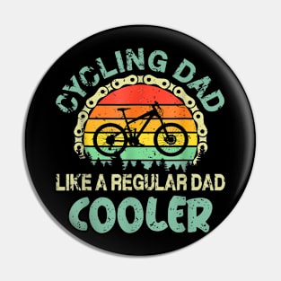 Cycling Dad Pin