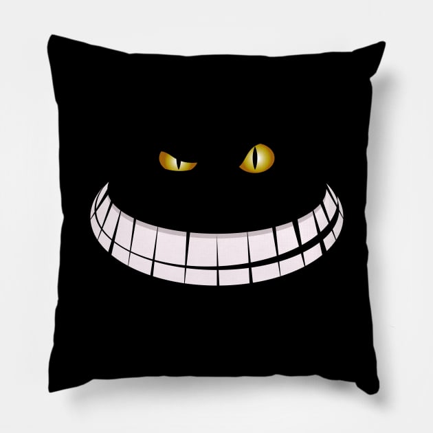 Cheshire Smile Pillow by frankpepito