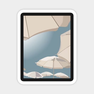 Beach Minimalist Illustration Magnet