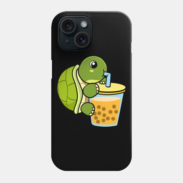 Boba Turtle Phone Case by WildSloths