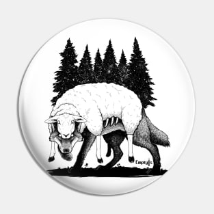 Wolf in Sheep clothing Pin