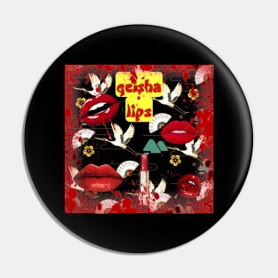 Geisha Lips Pin