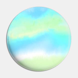 Blue and Green Watercolor Blend Pin