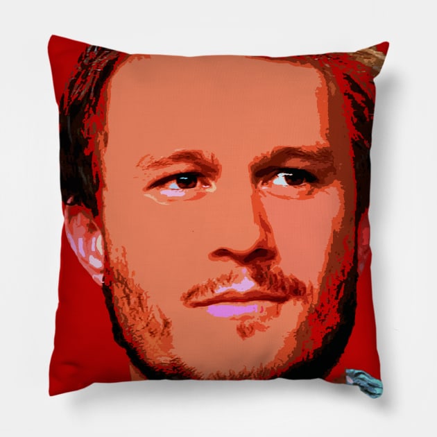 heath ledger Pillow by oryan80