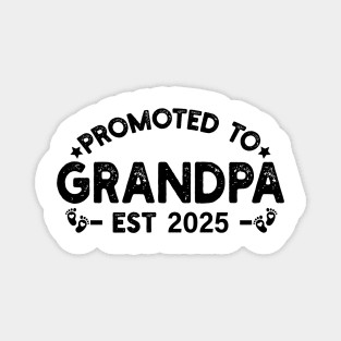 Promoted to Grandpa est 2025 Magnet