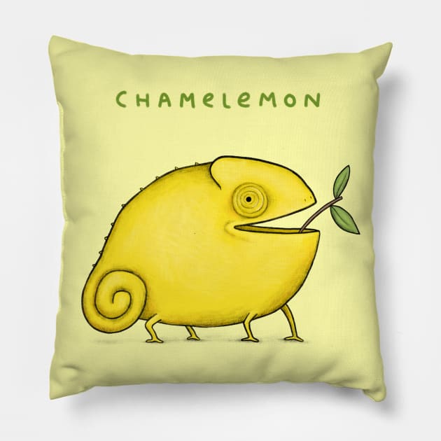 Chamelemon Pillow by Sophie Corrigan