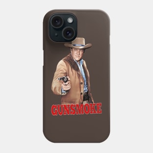 Gunsmoke - Matt Dillon - Gun - 50s Tv Show Phone Case