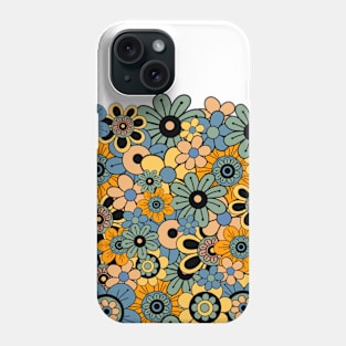 70s flower power Phone Case