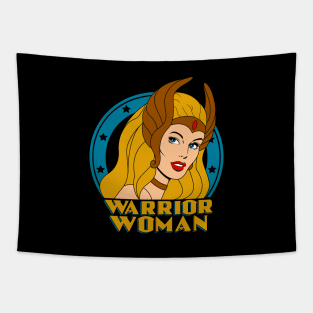 Warrior Woman / Super heroes 80s Comic cartoon 90s kid Black Friday Sale Secret Santa gift Tapestry