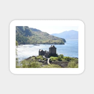 Eilean Donan Castle on a summer afternoon  in the Highlands of Scotland Magnet