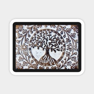 Tree of life Carving Magnet