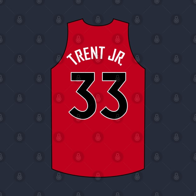 Gary Trent Jr Toronto Jersey Red Qiangy by qiangdade