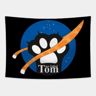 Two Tailed Tom - creation  - yellow tail Tapestry