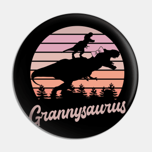 Grannysaurus T-Rex Dinosaur Pin