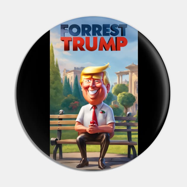 Forrest Trump Pin by TooplesArt