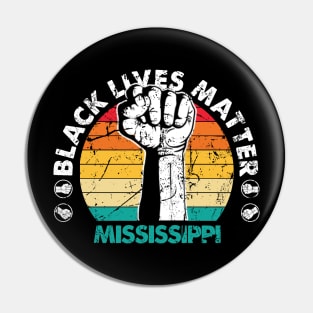 Mississippi black lives matter political protest Pin