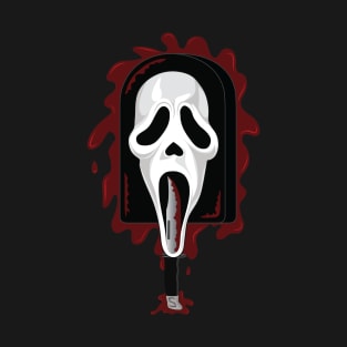 Horror Pop Ghostface Front Print T-Shirt