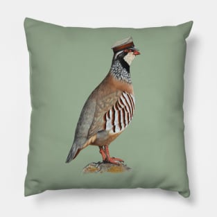 Red-legged partridge Pillow