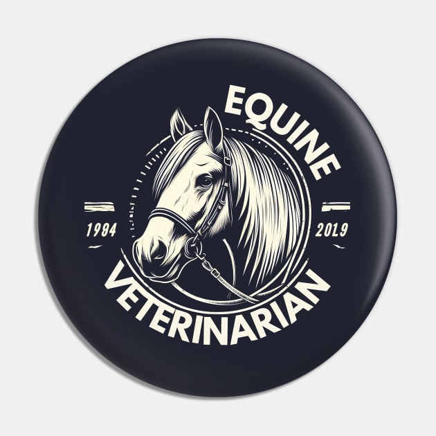 equine veterinarian Pin by TaevasDesign