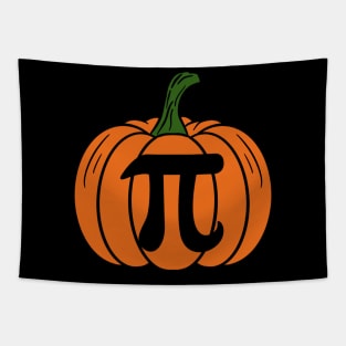 Pumpkin Pie - Pi Funny Halloween & Thanksgiving Pumpkin Pi Tapestry