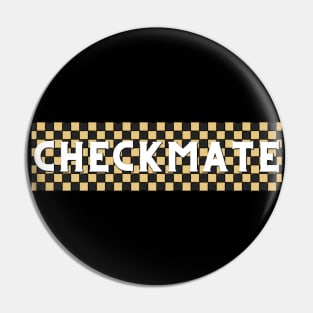 Checkmate D4 D5 C4 Grandmaster Chess Lovers Gift Pin