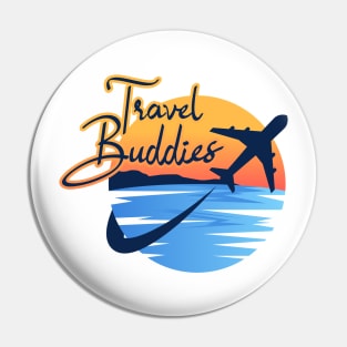 Travel Buddies Pin