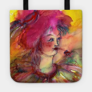 PINKY CLOWN Watercolor Tote